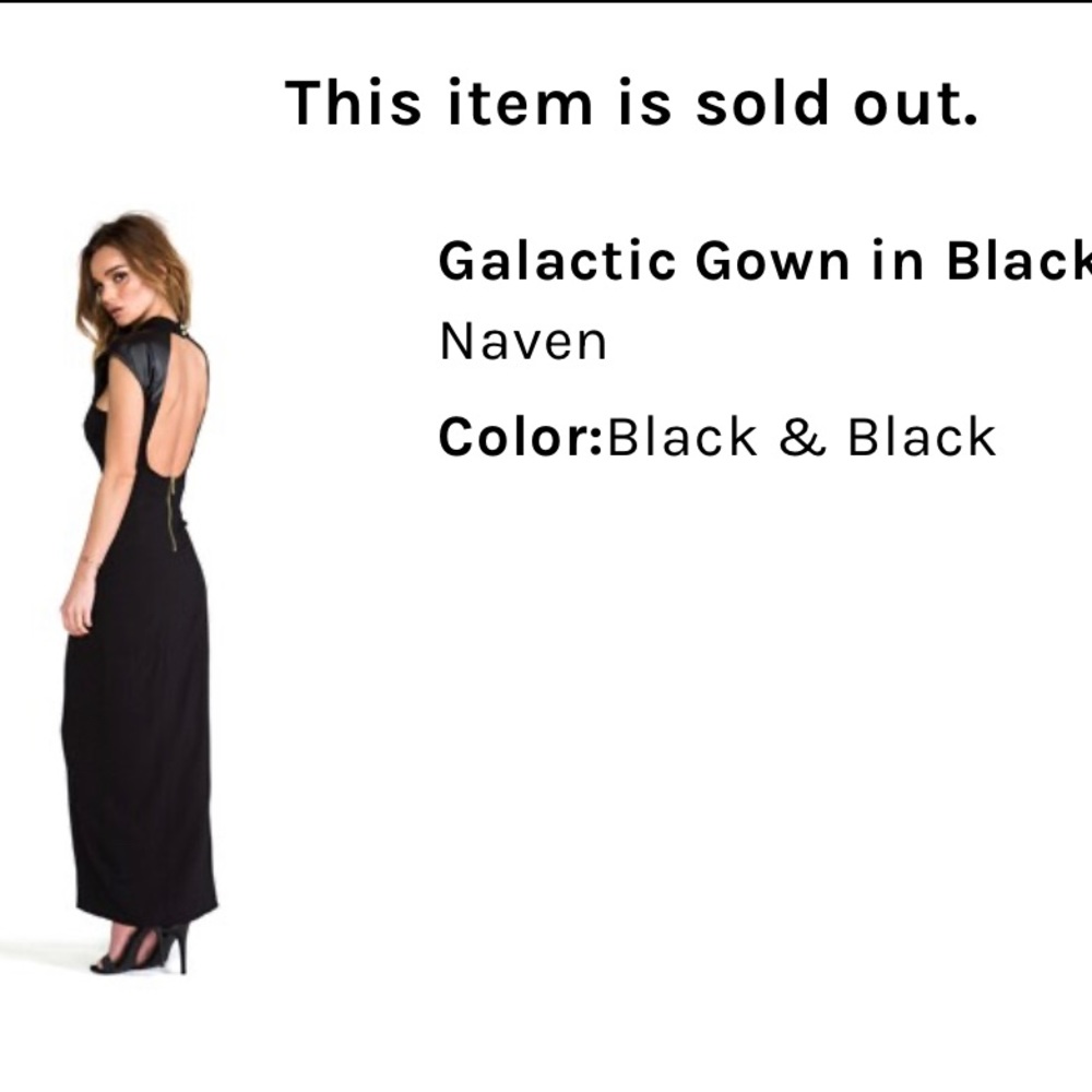Naven galactic gown